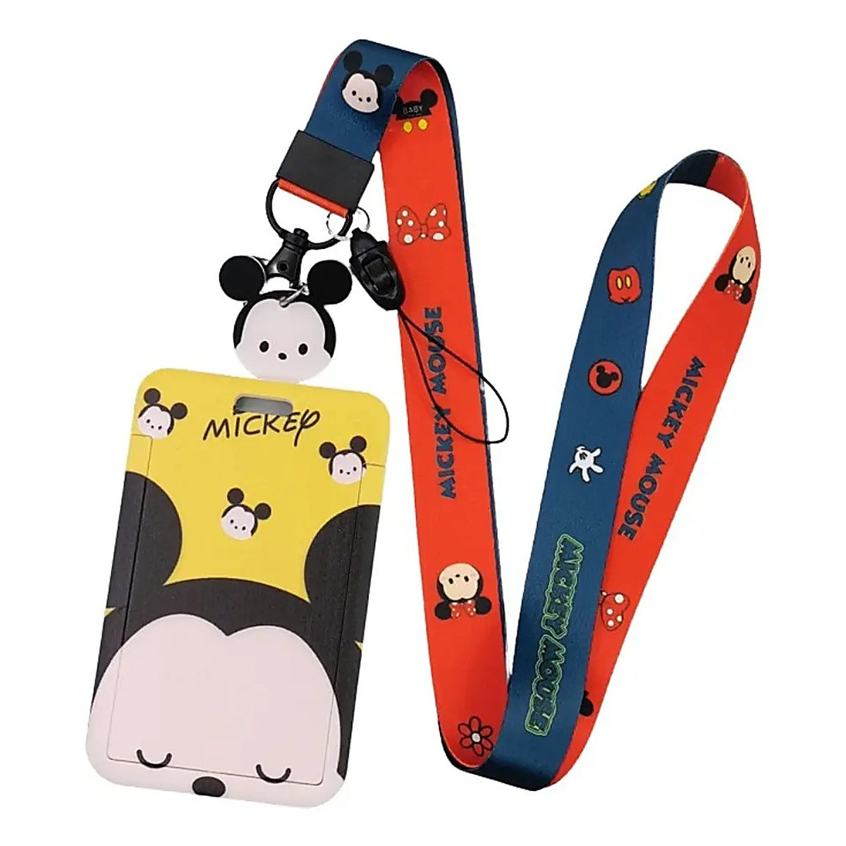 Porta Credencial con Lanyard Mickey Tsum Tsum