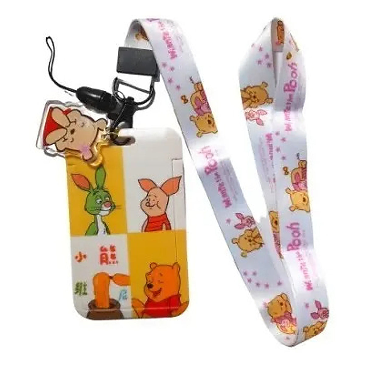 Porta Credencial con Lanyard Winnie Pooh Collage