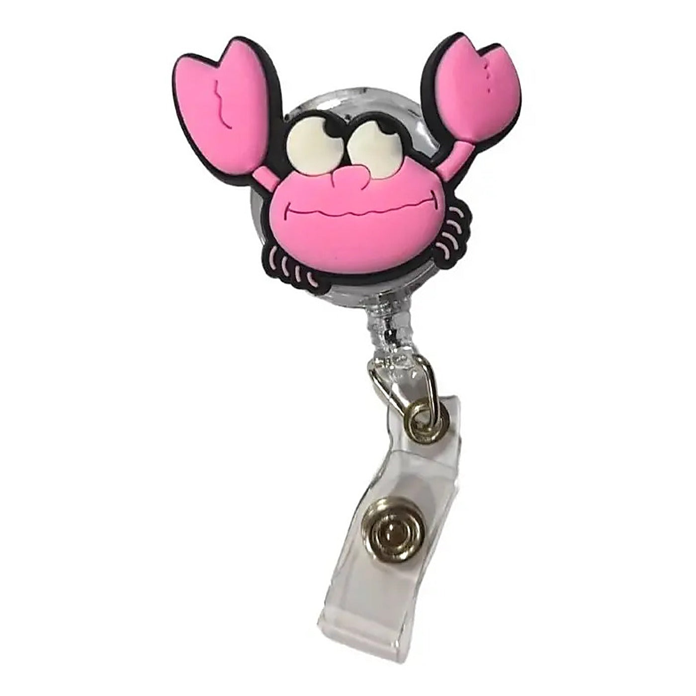 Porta Credencial con Yoyo Retractil Cangrejo