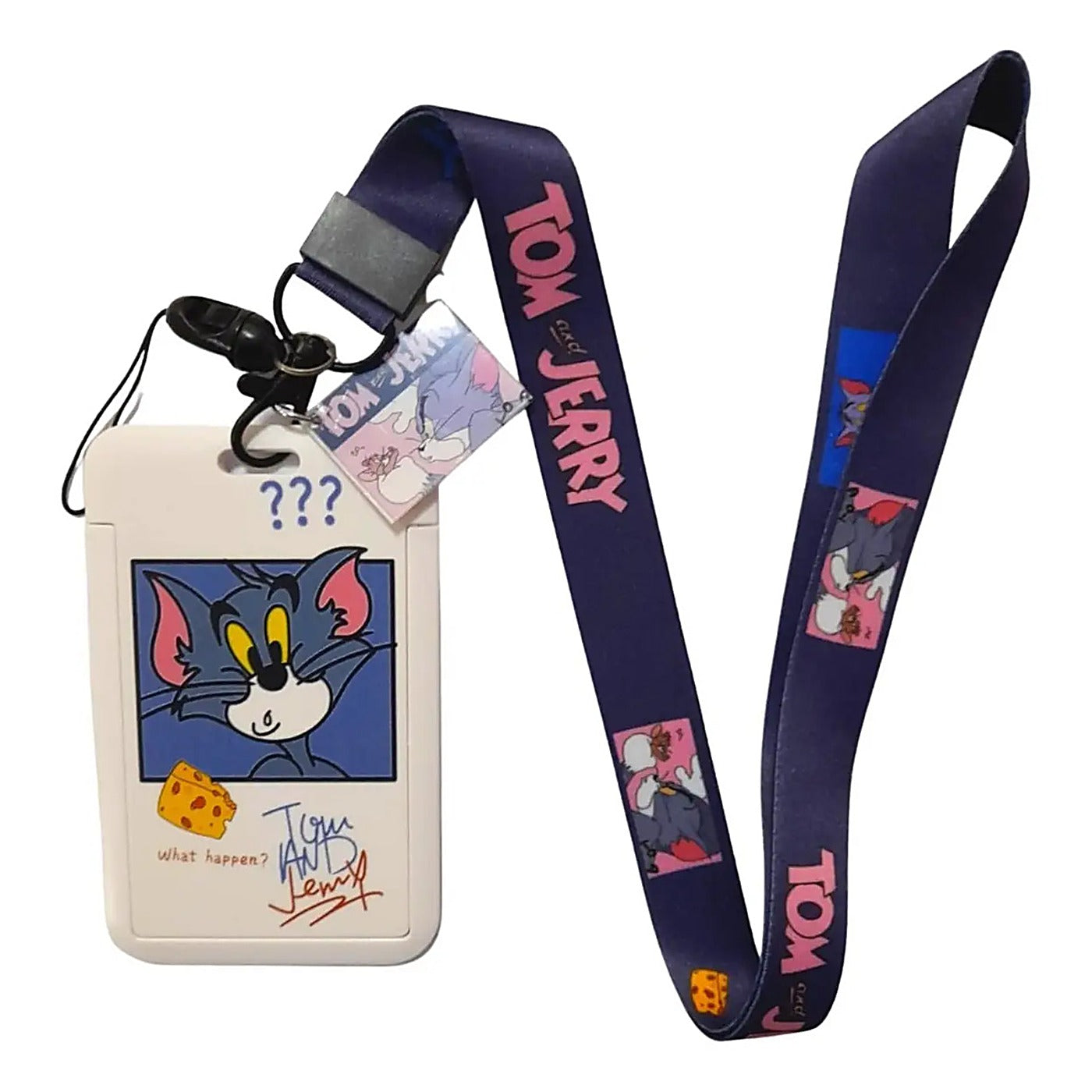 Porta Credencial con Lanyard Tom What Happen