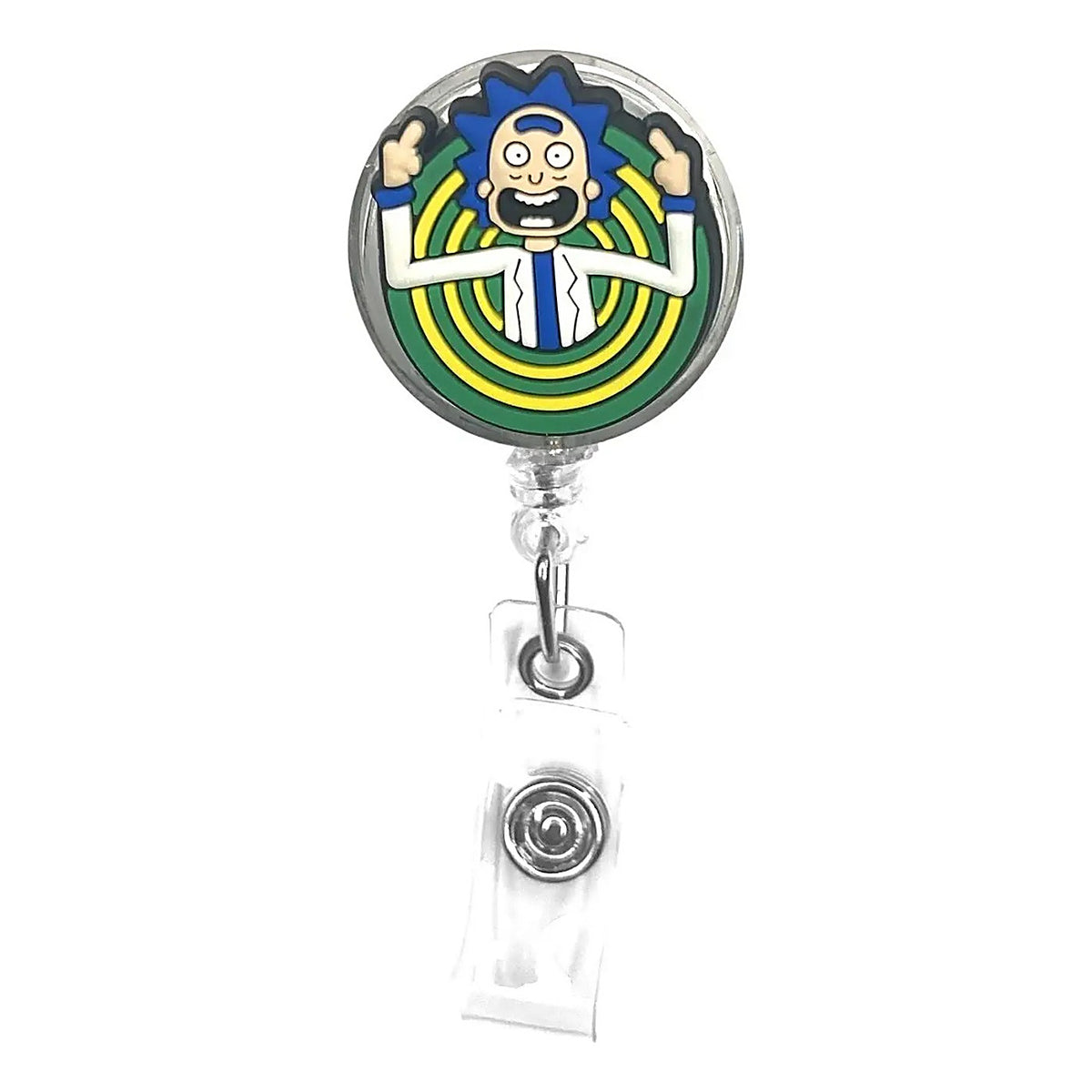 Porta Credencial con Yoyo Retractil Rick And Morty