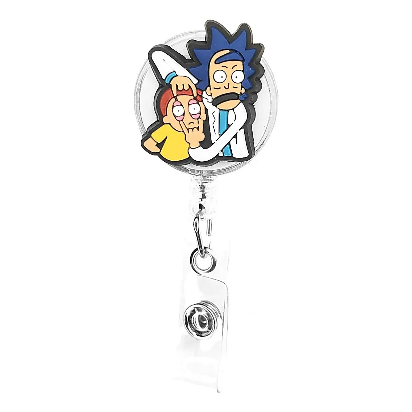 Porta Credencial con Yoyo Retractil Rick Y Morty