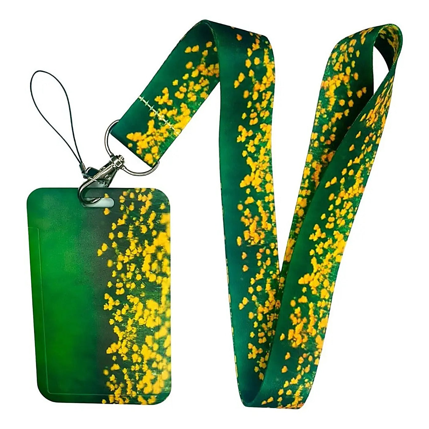 Porta Credencial con Lanyard Narciso Amarillo