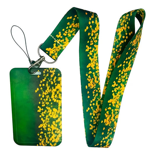 Porta Credencial con Lanyard Narciso Amarillo