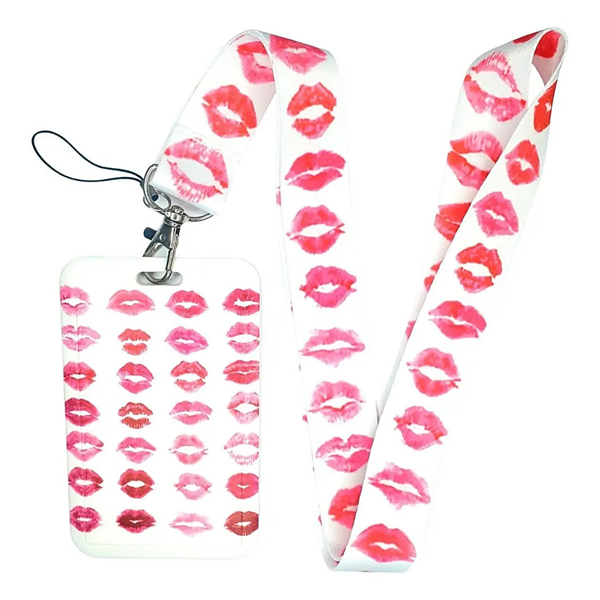 Porta Credencial con Lanyard Besos
