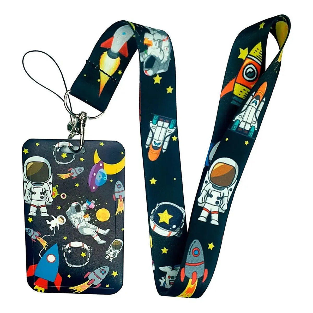 Porta Credencial con Lanyard Astronauta