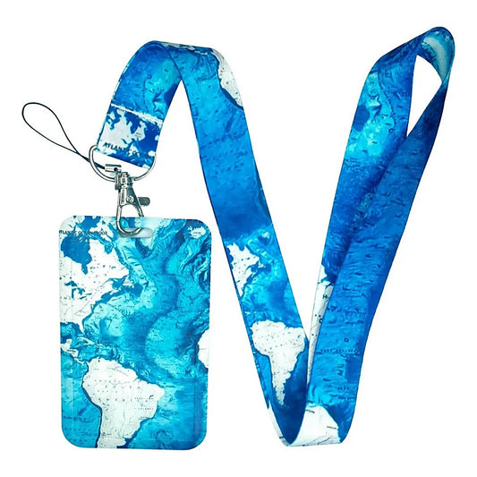 Porta Credencial con Lanyard Oceano Atlantico