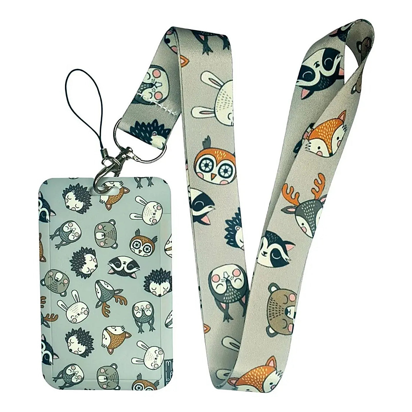Porta Credencial con Lanyard Animalitos