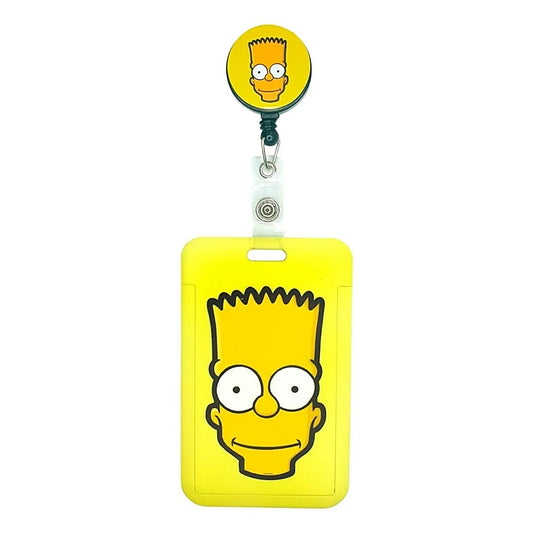 Porta Credencial con Yoyo Retractil Bart Simpson