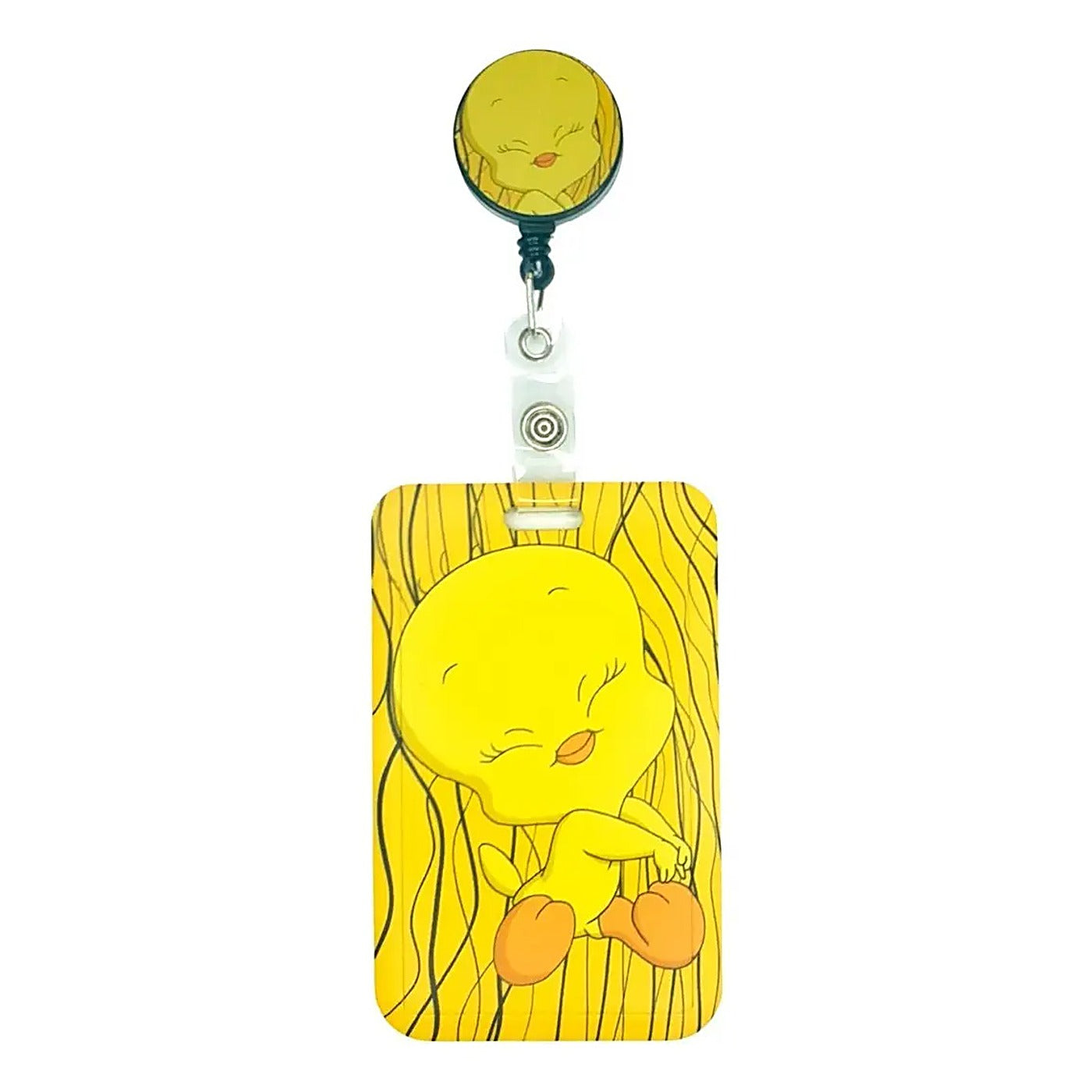 Porta Credencial con Yoyo Retractil Piolin