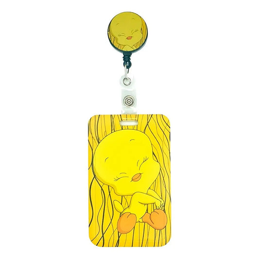 Porta Credencial con Yoyo Retractil Piolin