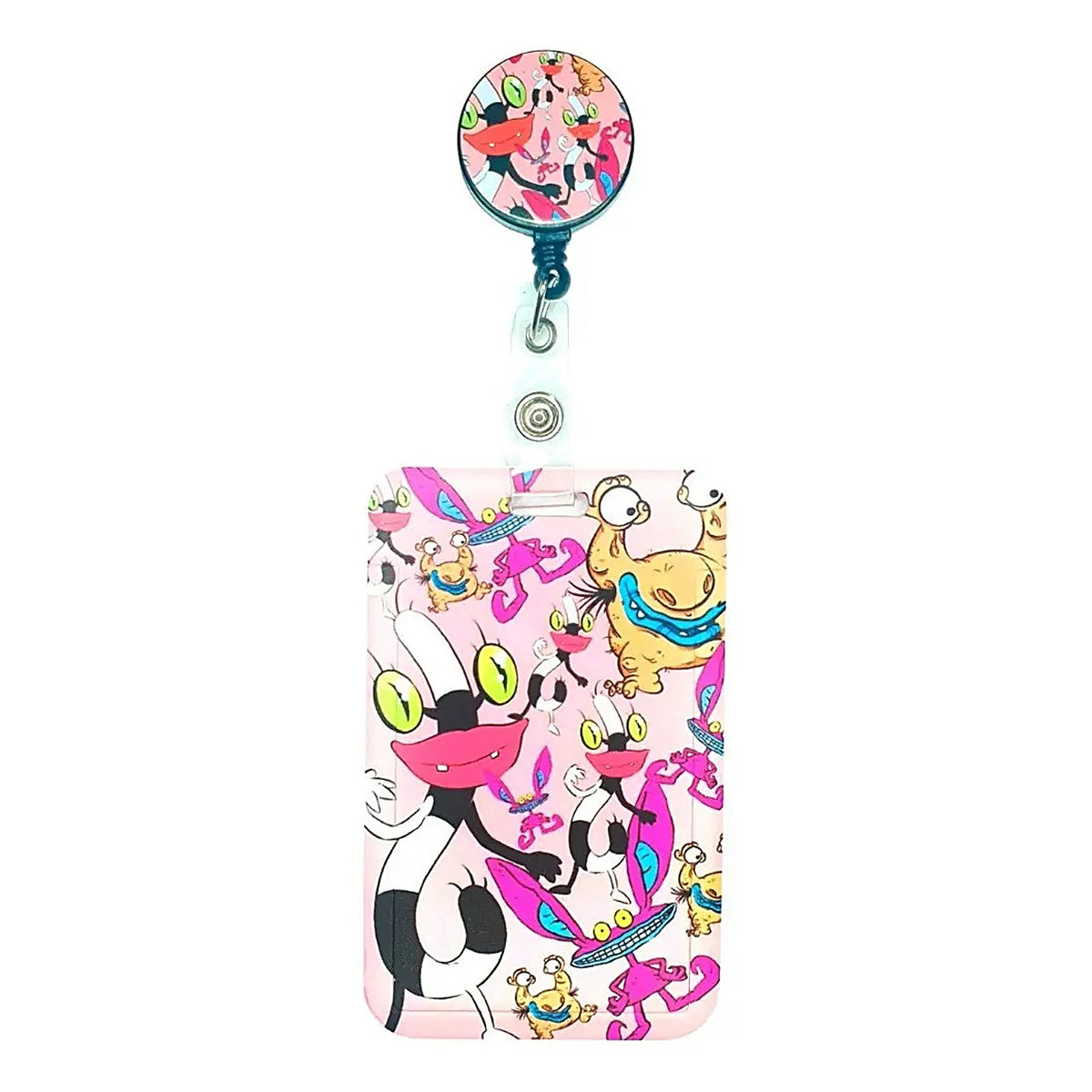 Porta Credencial con Yoyo Retractil Real Monster