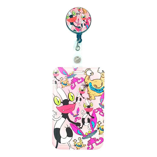 Porta Credencial con Yoyo Retractil Real Monster