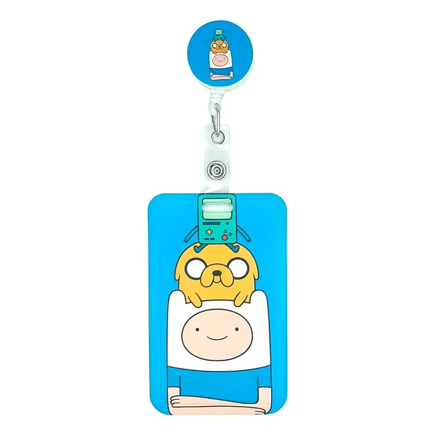 Porta Credencial con Yoyo Retractil Hora De Aventura