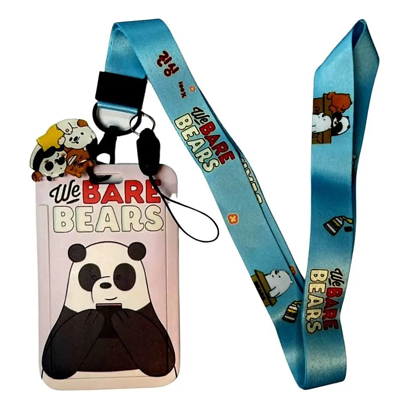 Porta Credencial con Lanyard Osos Escandalosos Panda