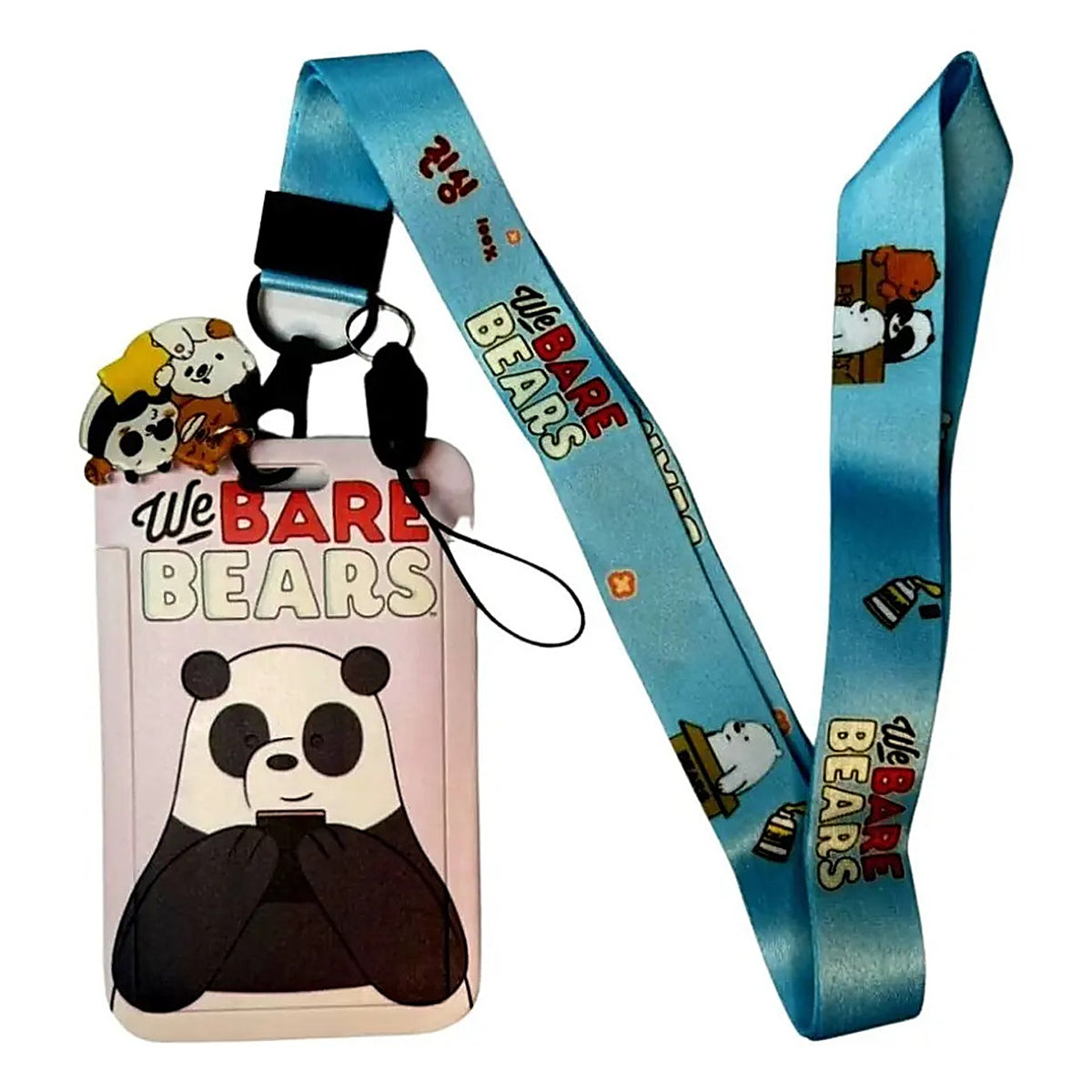 Porta Credencial con Lanyard Osos Escandalosos Panda