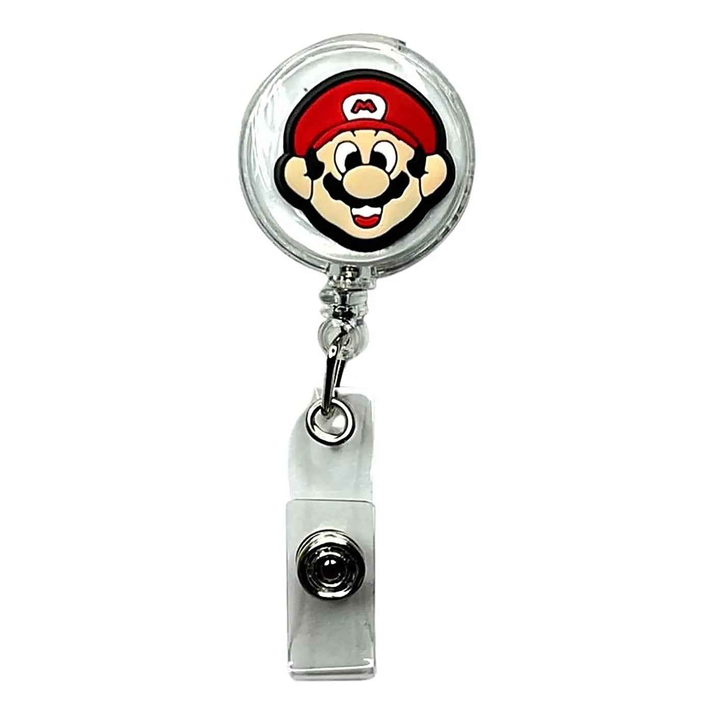 Porta Credencial con Yoyo Retractil Mario Bros Sonrisa