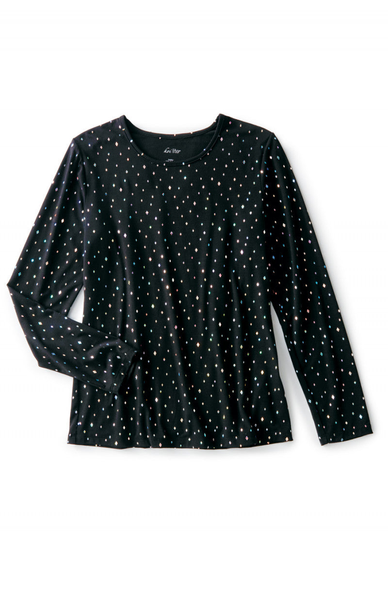 COLOR:Iridescent Diamond Pattern