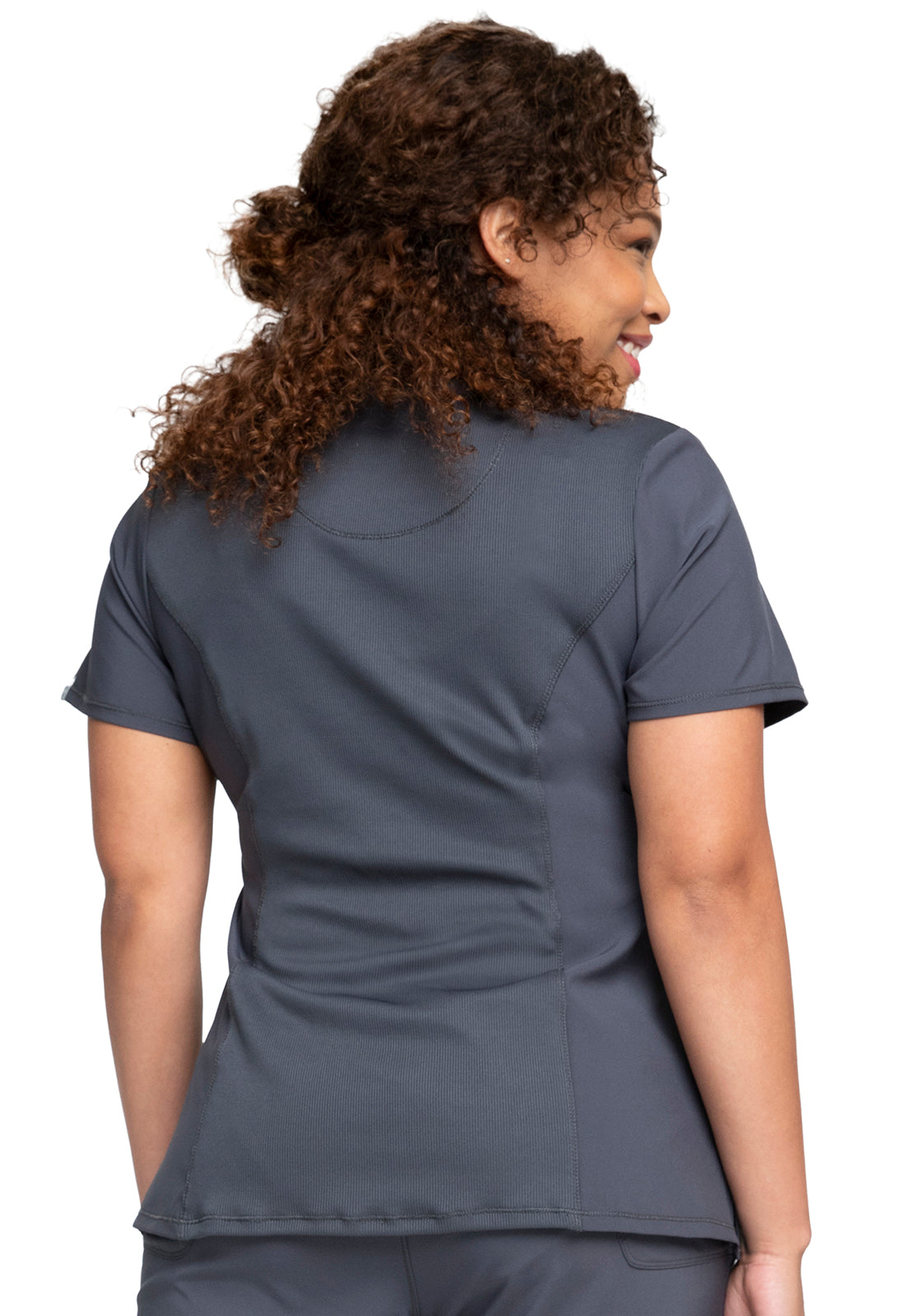 Polera Clinica Mujer 2624a Gris PWPS Cherokee Infinity Legacy