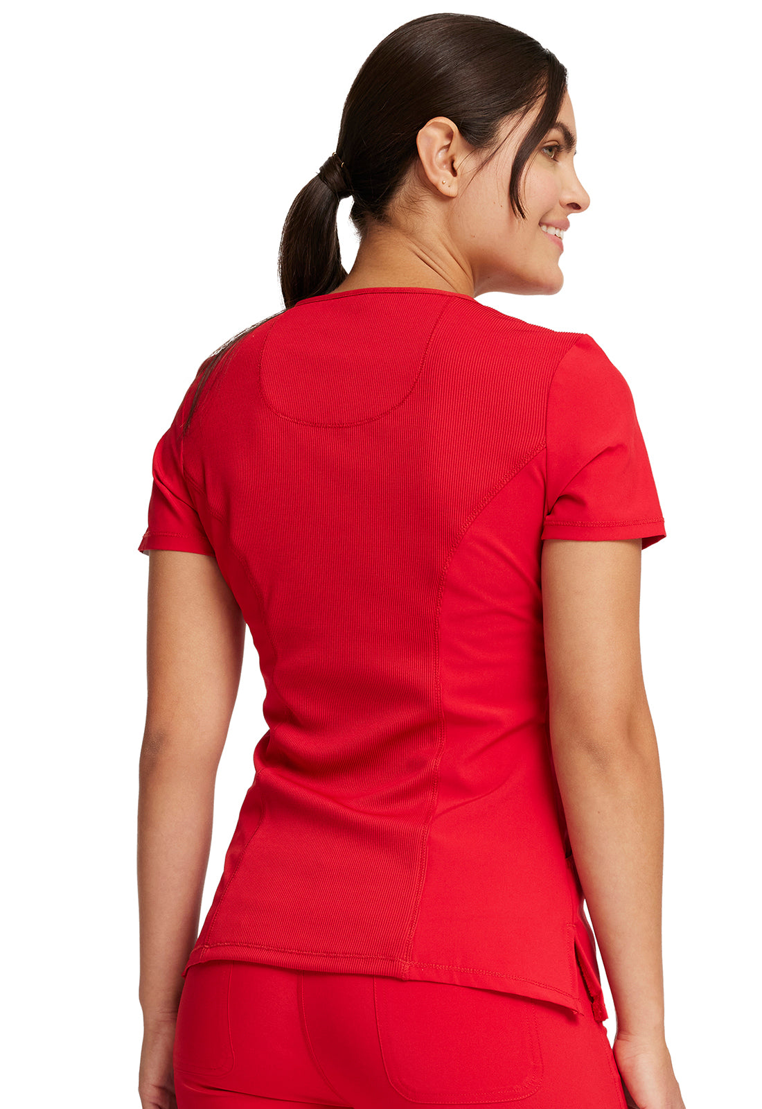 Polera Clinica Mujer 2625a Rojo RED Cherokee Infinity Legacy