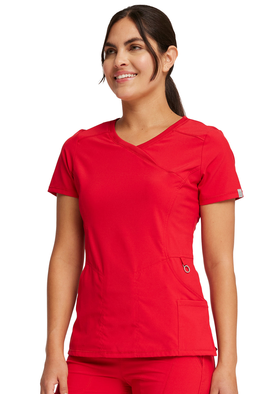 Polera Clinica Mujer 2625a Rojo RED Cherokee Infinity Legacy