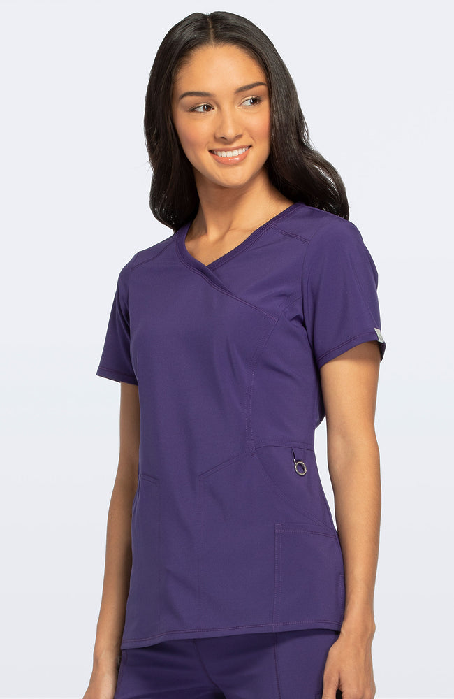 Polera Clinica Mujer 2625a Morado GRP Cherokee Infinity Legacy