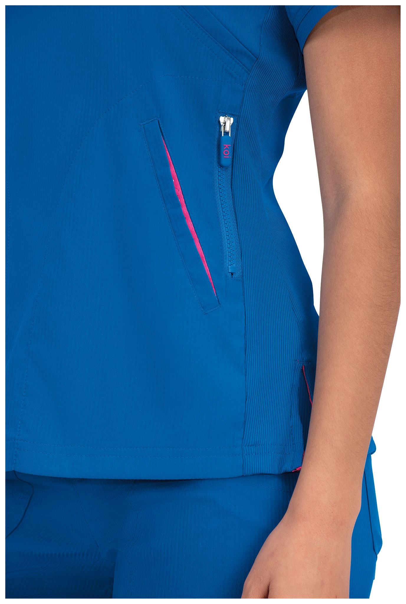 Polera Clínica Mujer Azul Rey Tens 316-020 Koi Lite