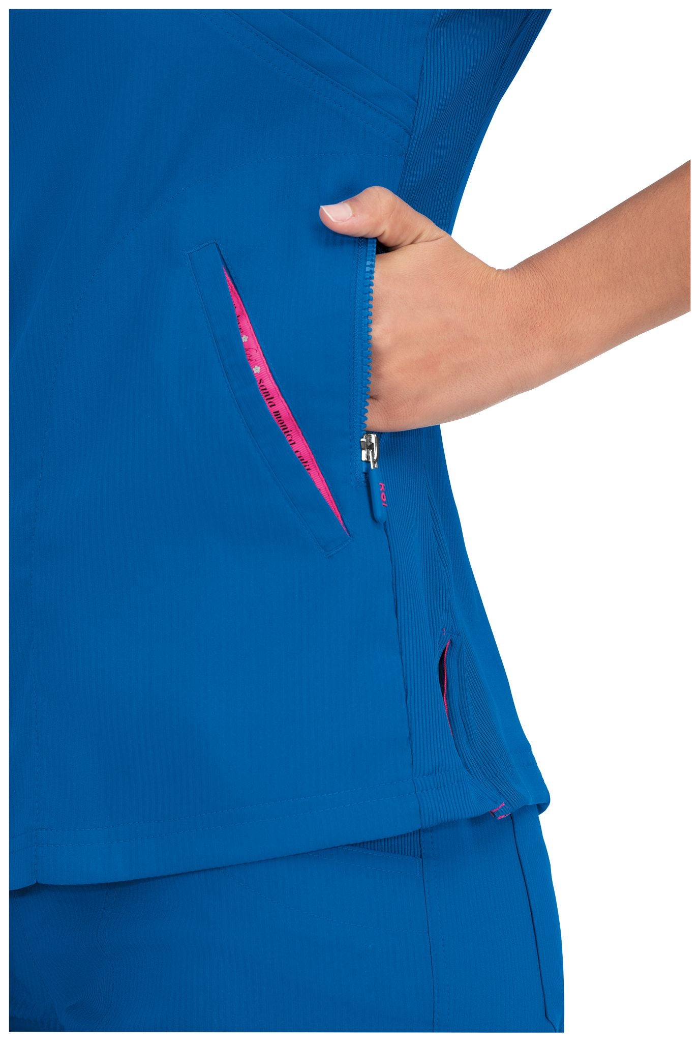 Polera Clínica Mujer Azul Rey Tens 316-020 Koi Lite
