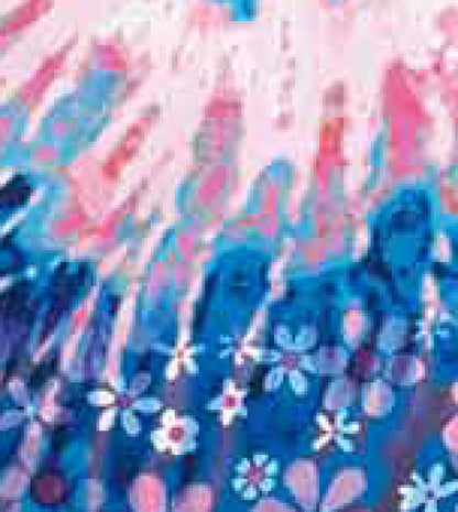 COLOR:Groovy Floral Navy/Elec Blue/Coral