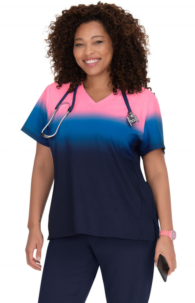 COLOR:Peony Pink/Royal Blue/Navy Ombre