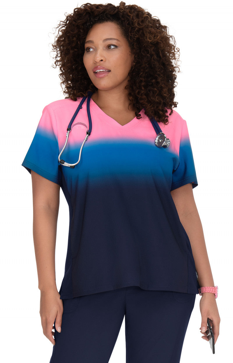 COLOR:Peony Pink/Royal Blue/Navy Ombre