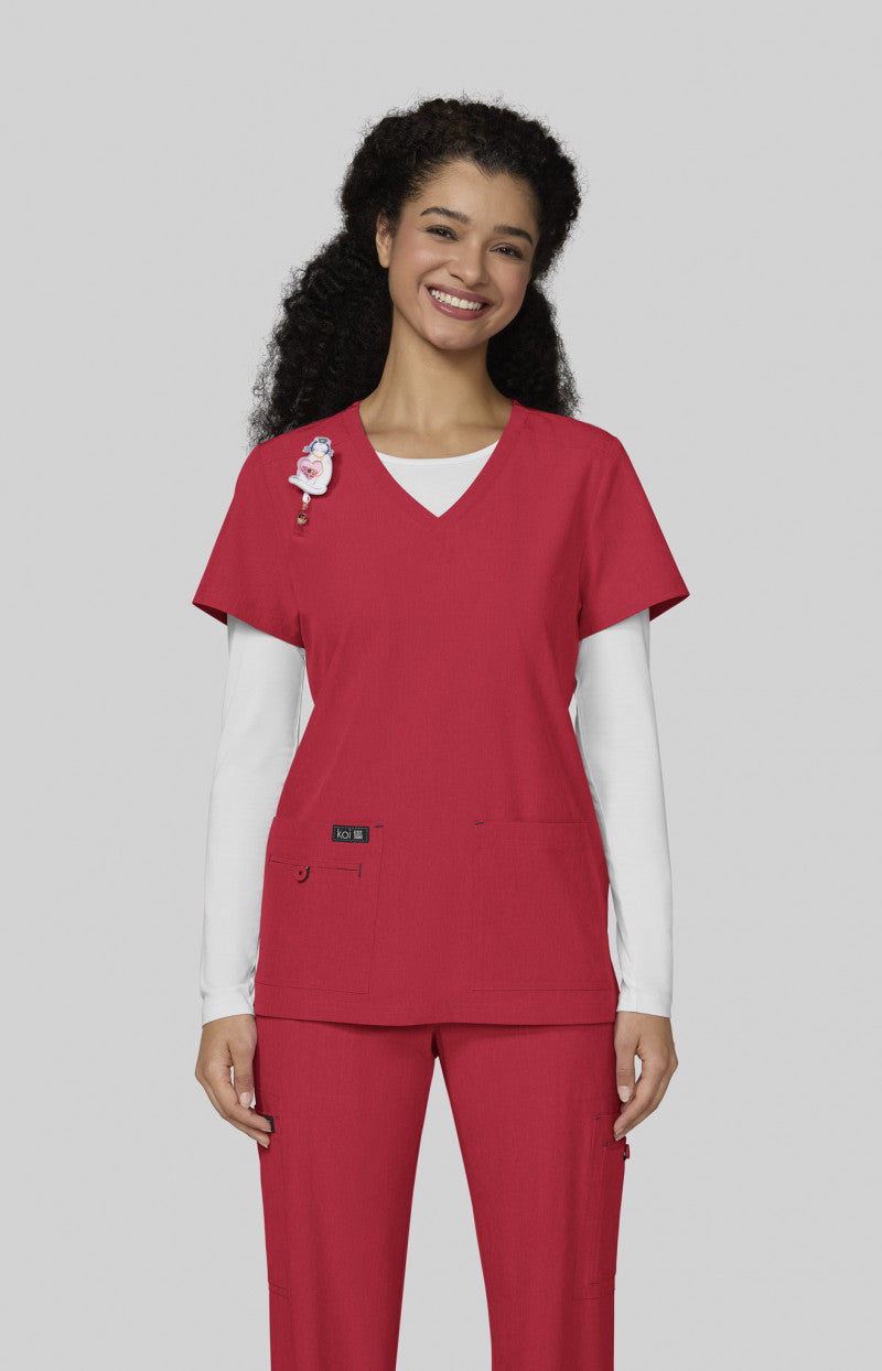 COLOR:Heather Candy Red