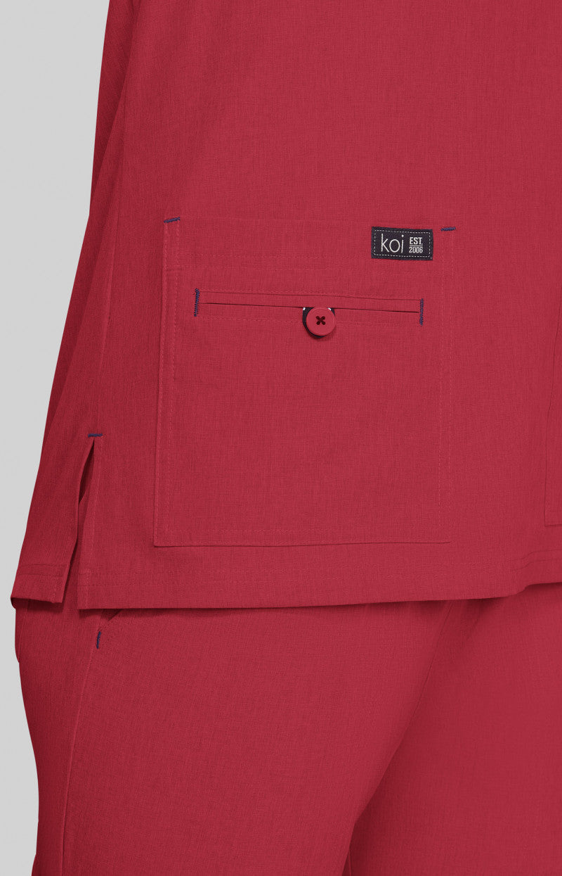 COLOR:Heather Candy Red