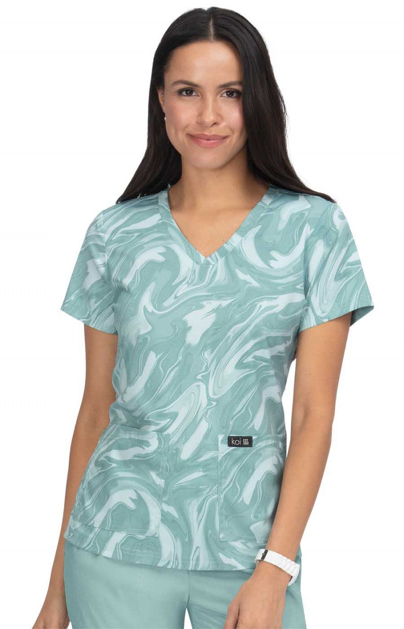 COLOR:Sage All Over Marble