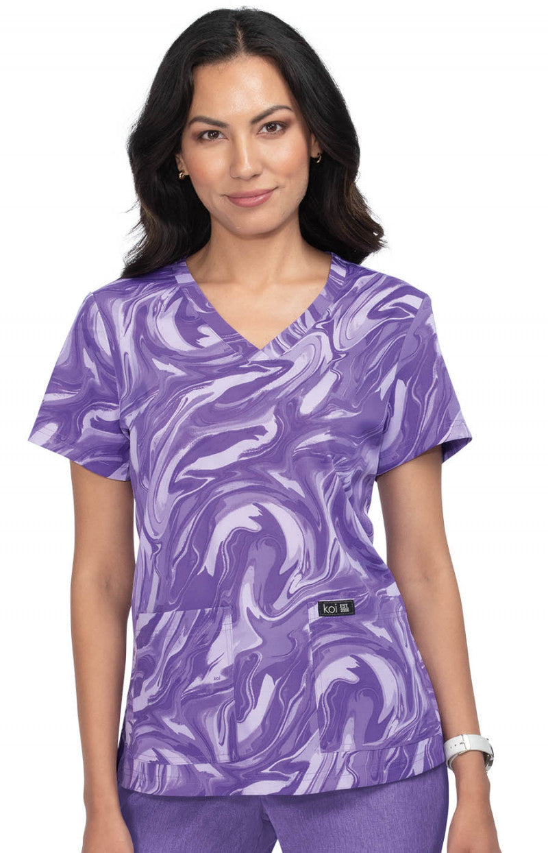 COLOR:Wisteria All Over Marble