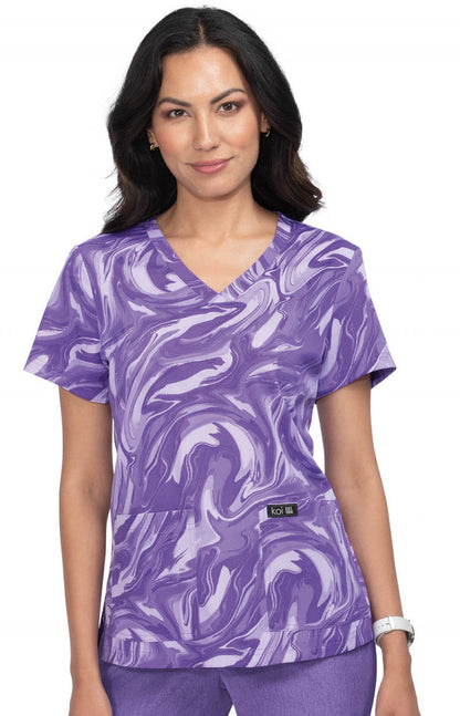 COLOR:Wisteria All Over Marble