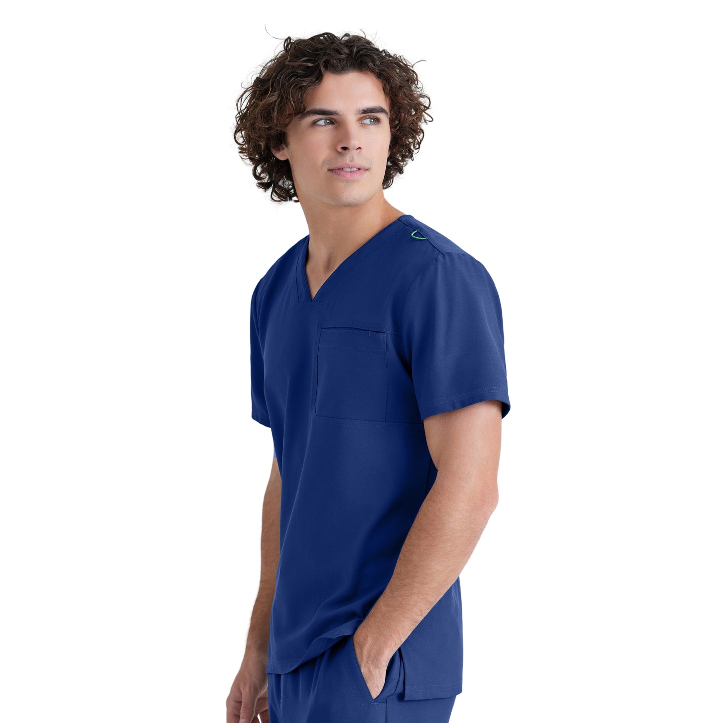 Polera Clínica Hombre GSST179 Azul Marino Evolve Grey's Anatomy