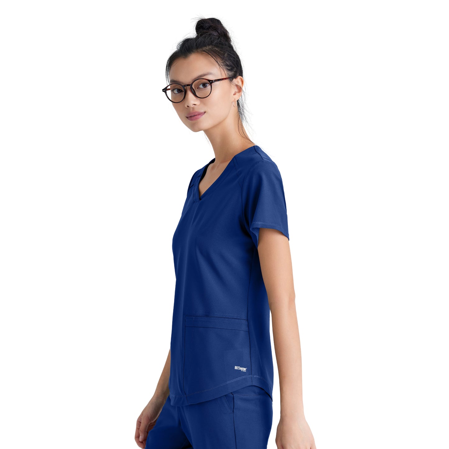 Polera Clínica Mujer GSST180 Azul Marino Evolve Grey's Anatomy