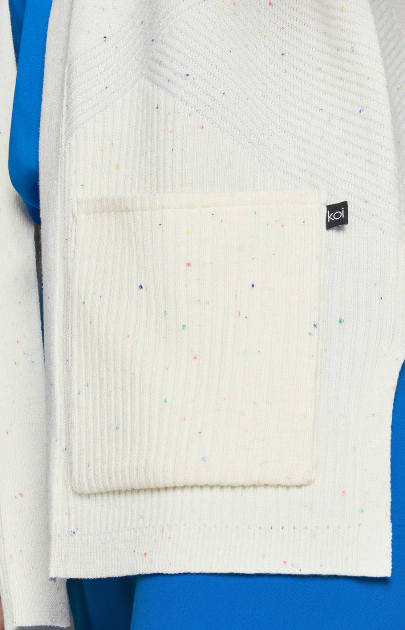 COLOR:Cream / Multi-Color Speckles