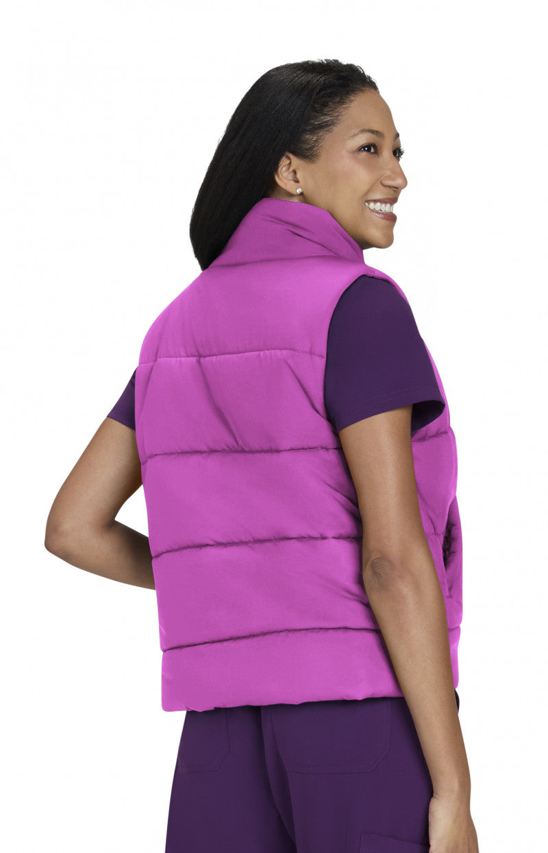 Chaleco Clínico Mujer 475-199 Nula Rosa Hibisco Koi Scrubs Essentials