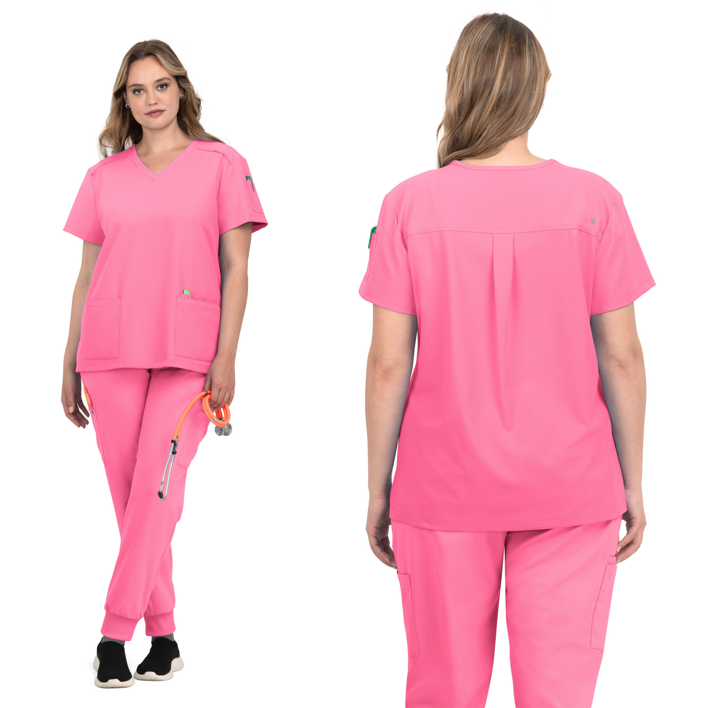 Polera Clínica Mujer C101 Rosa Carnation Cureology Koi