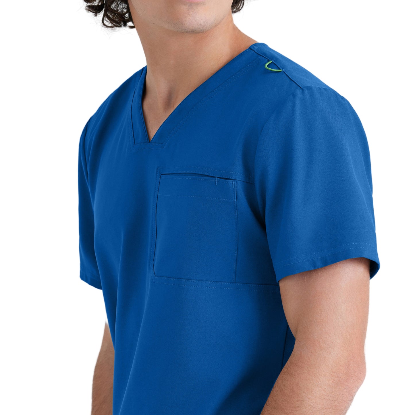 Polera Clínica Hombre GSST179 Azul Rey Evolve Grey's Anatomy