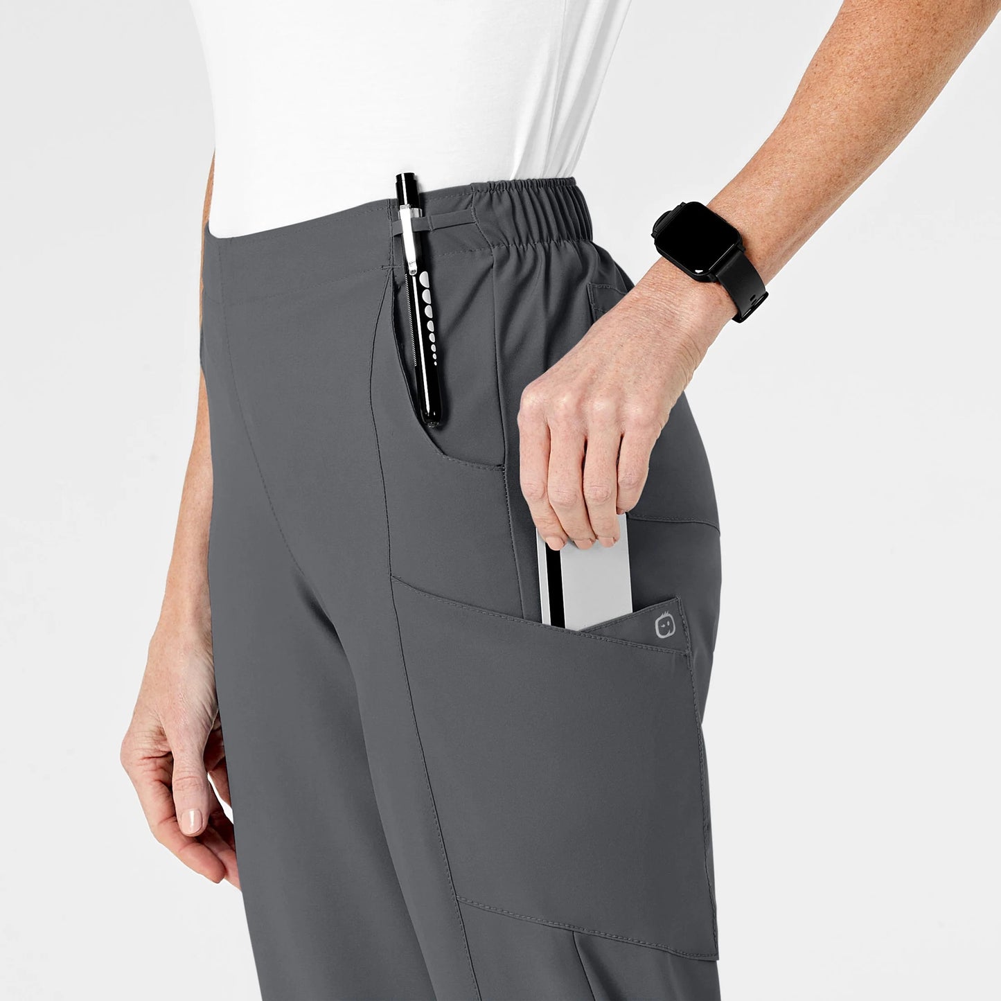 Pantalón Clínico Mujer Gris 5155A Wonderwink 123