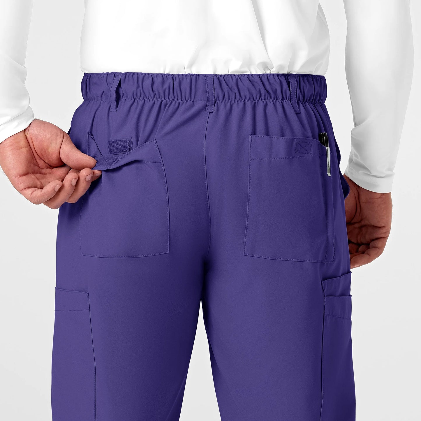 Pantalón Clínico Hombre Morado 5355a Wonderwink 123