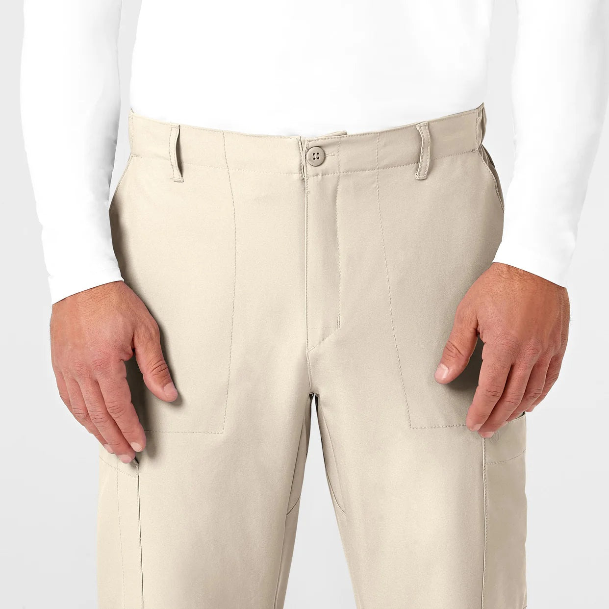 Pantalón Clínico Hombre Beige 5355A Wonderwink 123