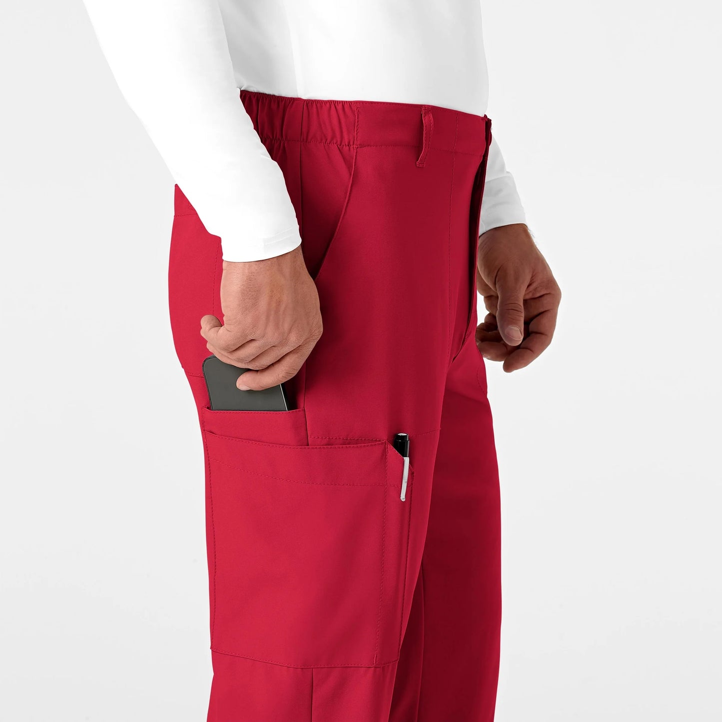 Pantalón Clínico Hombre Rojo 5355a Wonderwink 123