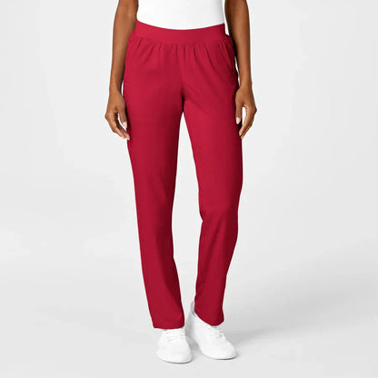 Pantalón clínico Mujer 5419A Wonderwink Pro, color Rojo - Uniformes Clínicos Sami