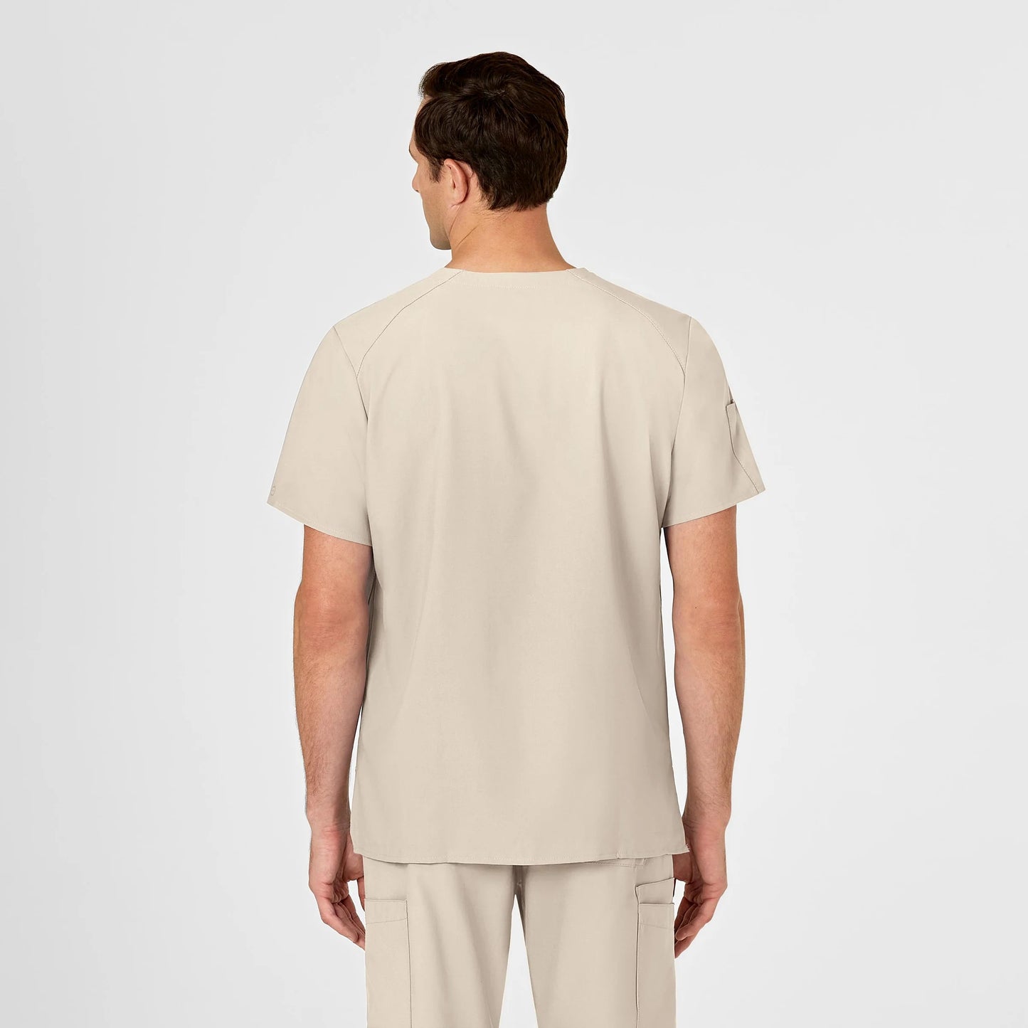 Polera Clínica Hombre Beige KHAKI 6355A Wonderwink 123