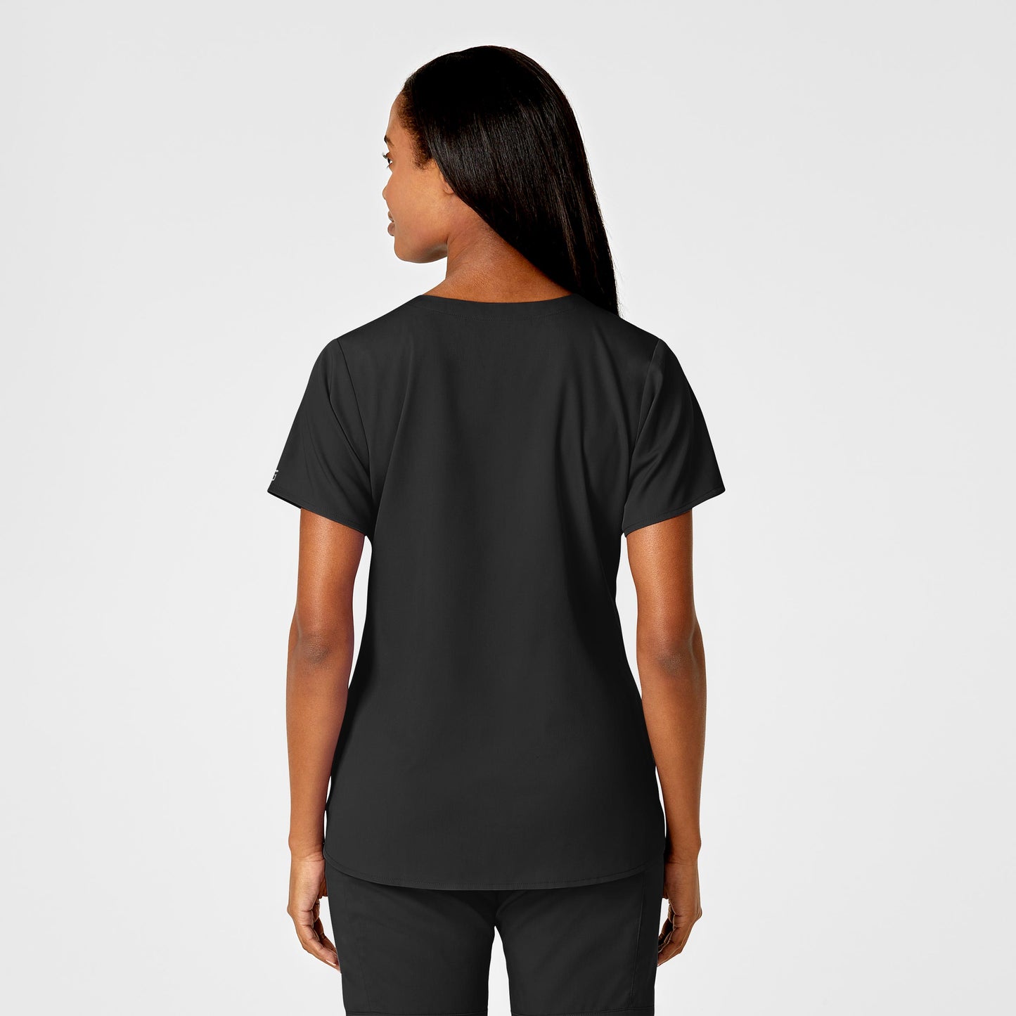 Polera Clínica Mujer Negro 6419A Wonderwink Pro