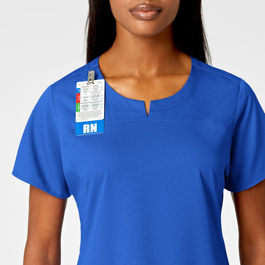 Polera Clínica Mujer Azul Rey 6419A Wonderwink Pro